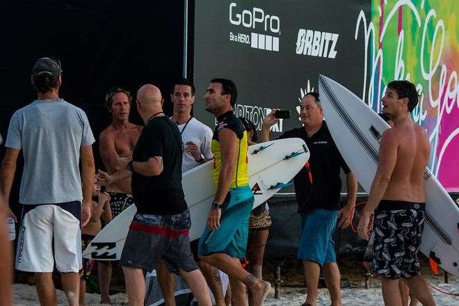 Parko anxiously waits to see if he did enough to get the score. Photo by Peter Joli Wilson