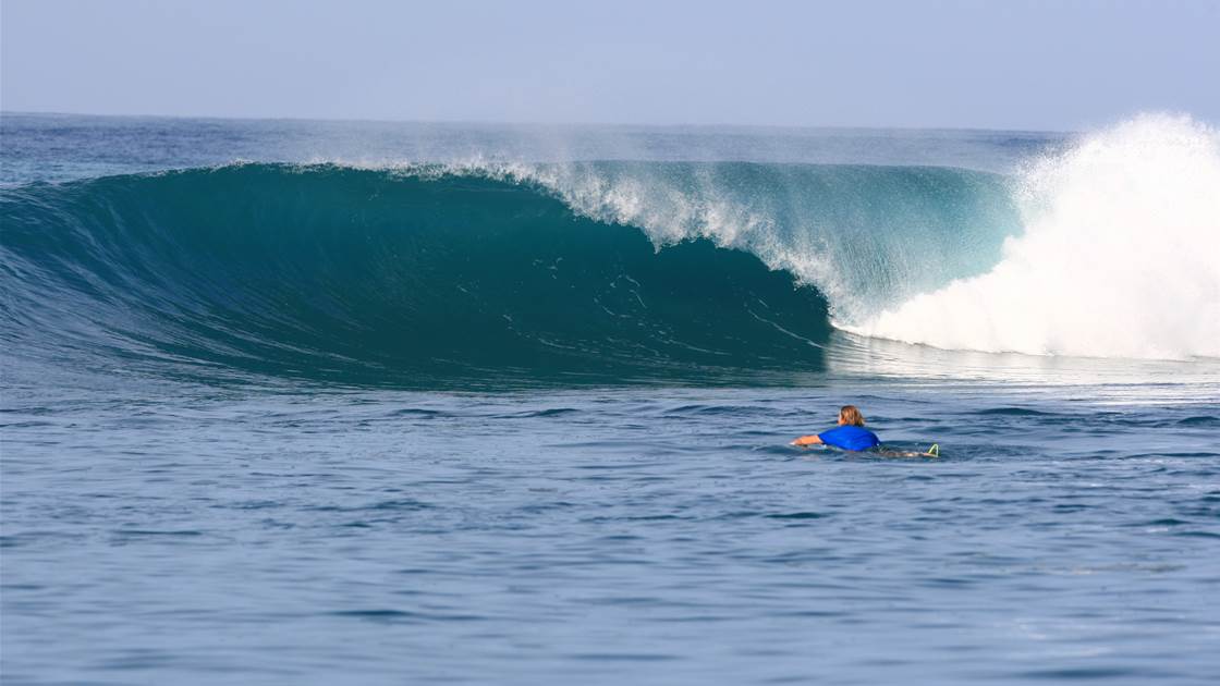 What lengths would you go to in order to get a perfect wave to yourself? Photo: Swilly