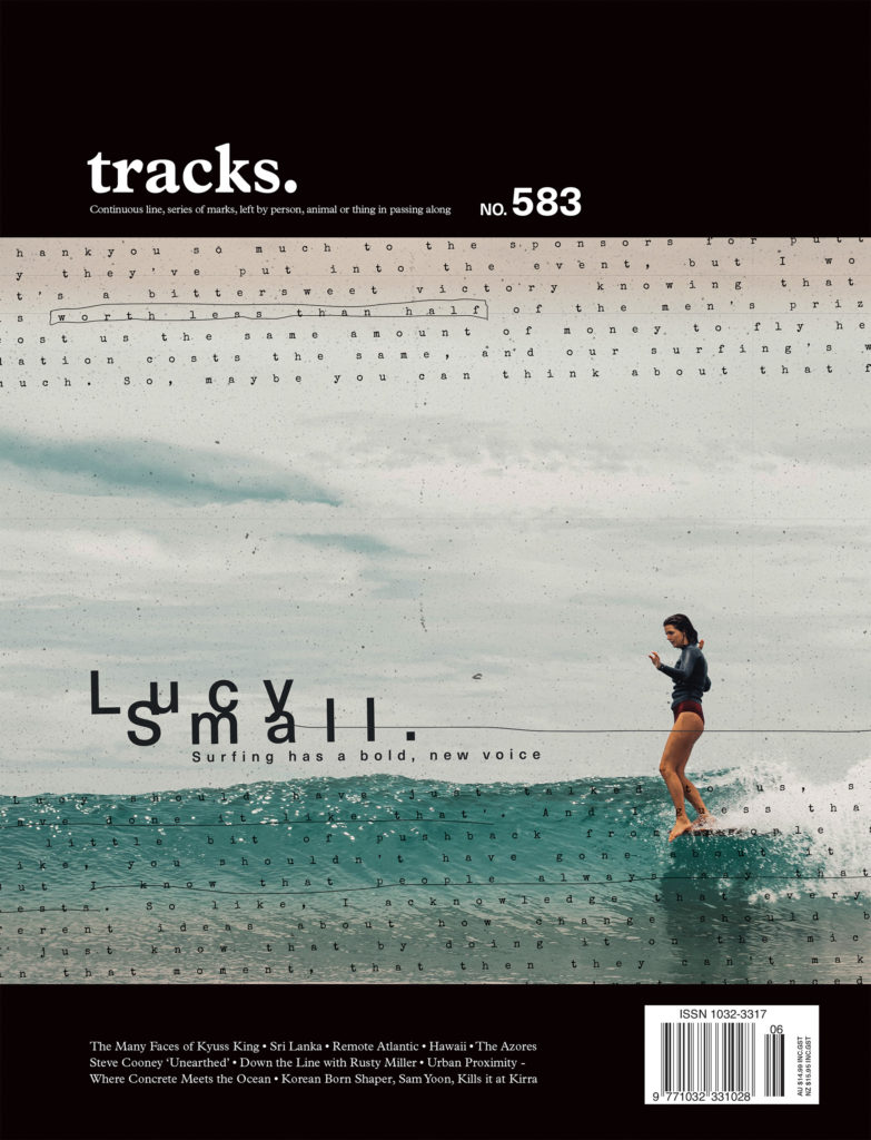 Tracks cover issue 583 Lucy Small